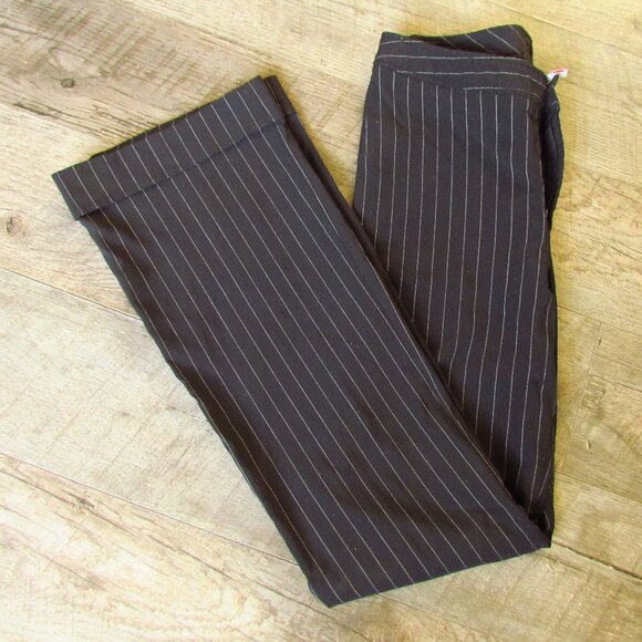 Suzy Shier Vintage y2k Effortless Pinstripe Trousers - Picture 2 of 6